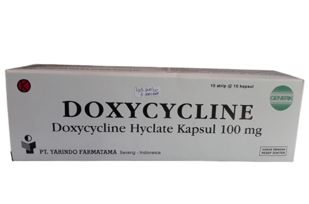 Doxycycline kapsul 100 mg